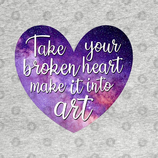 Carrie Fisher - Galaxy Broken Heart Art by baranskini